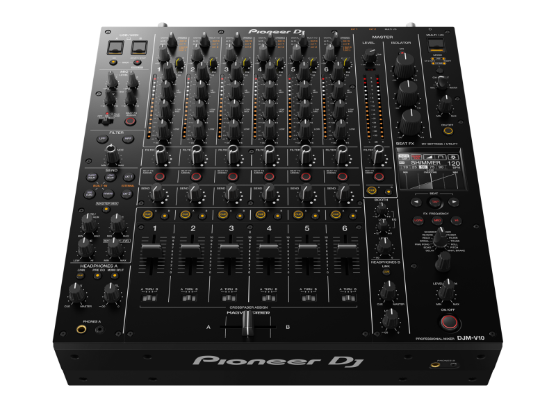 ESL Pioneer DJM-V10 6-kanaals professionele dj-mixer