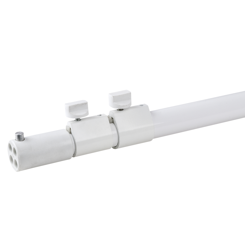 ESL Wentex Telescopic upright 1.8 - 4.2m, 3-Way, white, incl. 4-Way Connector