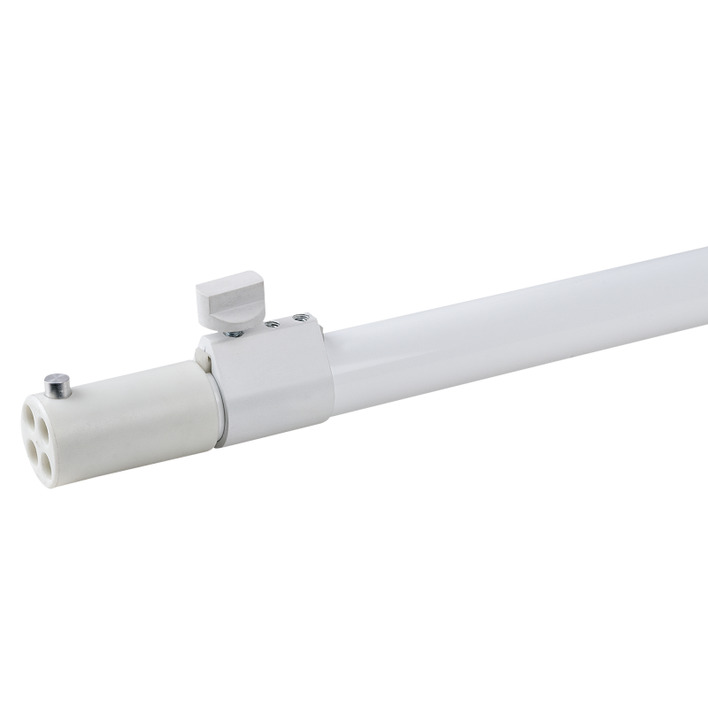 ESL Wentex Telescopic upright 1.2 - 1.8 m, 2-Way, white, incl. 4-Way Connector