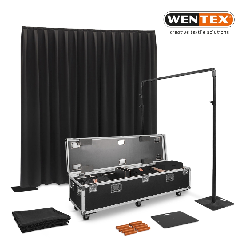 ESL WENTEX® Pipe & Drape Flightcase – baseplate 60cm