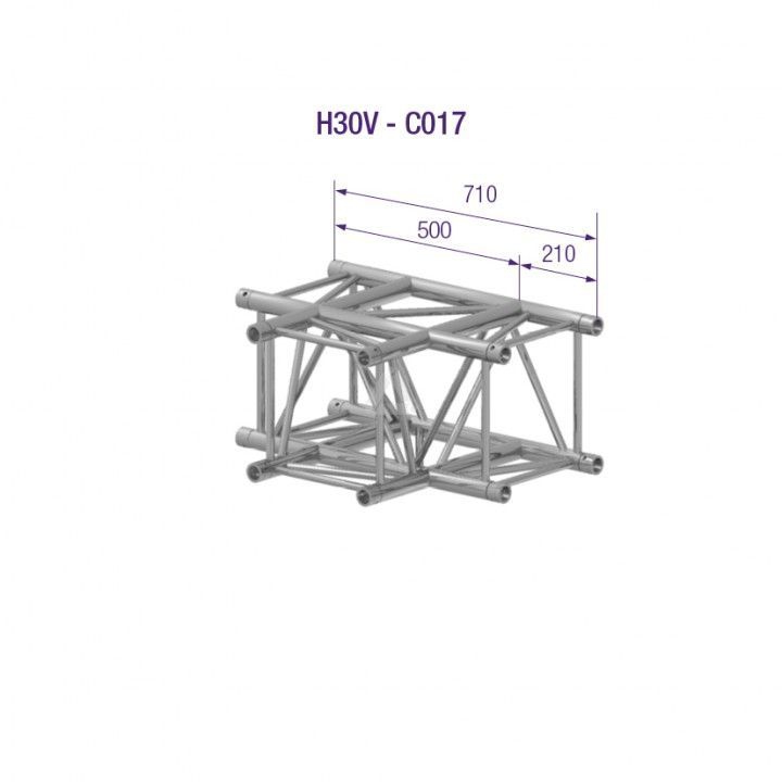 ESL Prolyte H30V-C017 - Corner piece 3-weg T-Joint