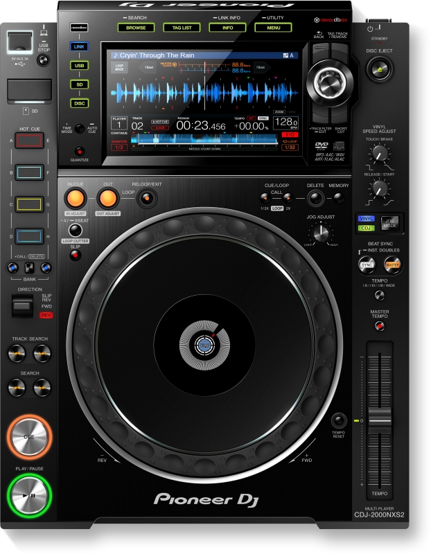 ESL Pioneer CDJ-2000NXS2 Professionele dj-multiplayer (zwart)