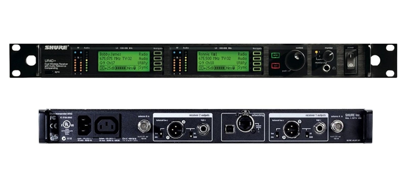 ESL Shure UR4D+ Double Receiver
