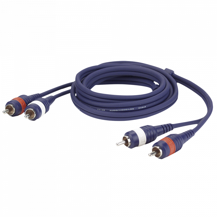 ESL DAP FL24 - 2 RCA male L/R to 2 RCA male L/R 1,5m