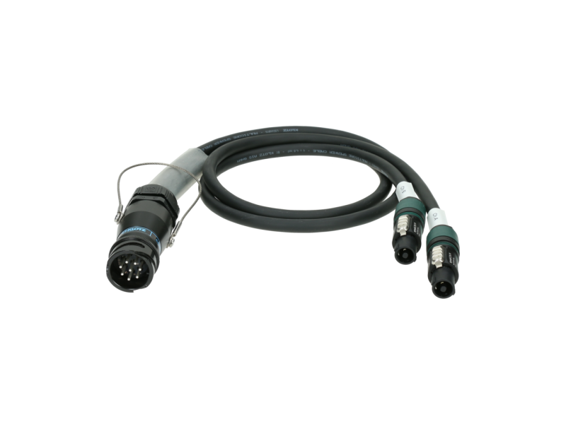 ESL Cacom 8p M - 2 x speakON 4p F 3m (4 mm²)