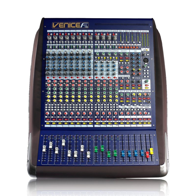 ESL Midas Venice F16  8 Mono- en 4 Stereo ingangen,
