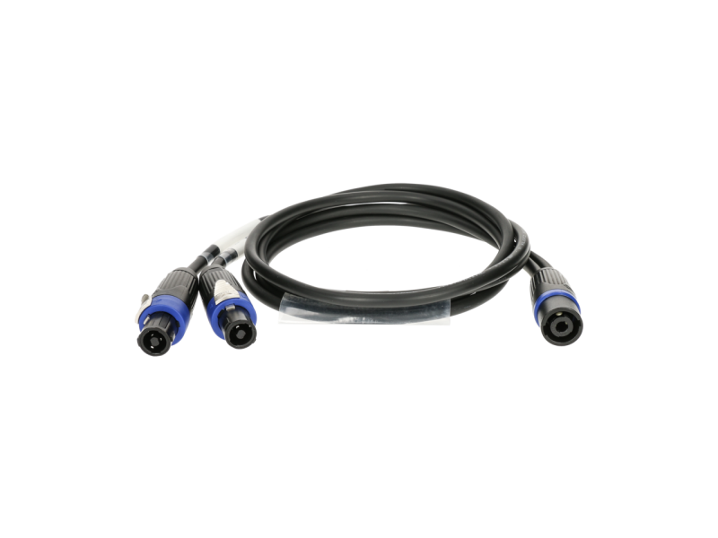 ESL Speaker adapter speakON 4p M - 2 x speakON 4p F